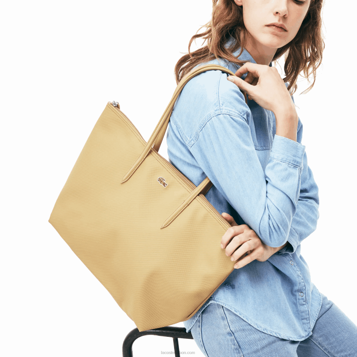 mulheres Lacoste eclipse 141 l.12.12 conceito bolsa tote com zíper 08D02767