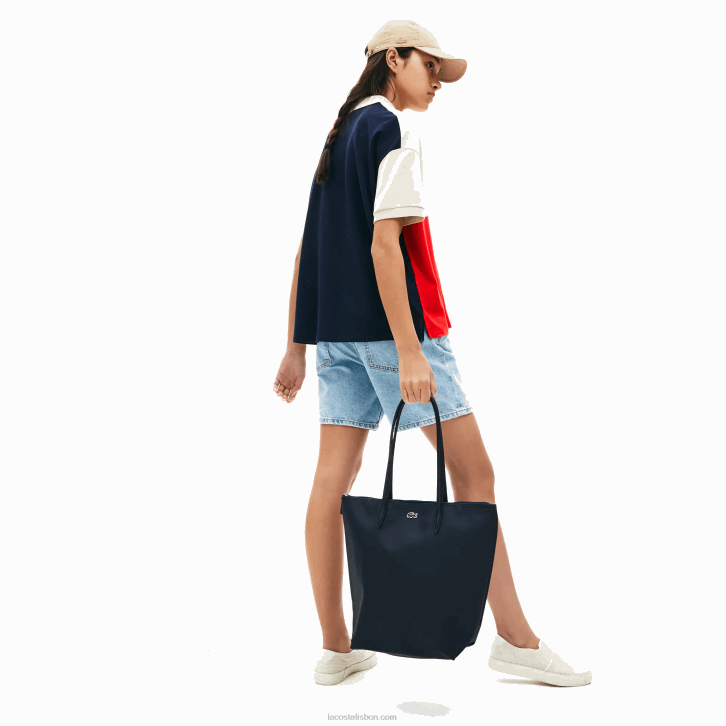 mulheres Lacoste eclipse 141 l.12.12 conceito de bolsa vertical com zíper 08D02834
