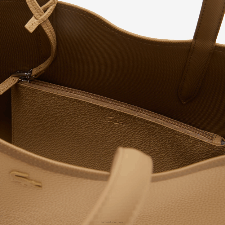 mulheres Lacoste frondoso viennois k60 bolsa tote bicolor reversível anna 08D02778
