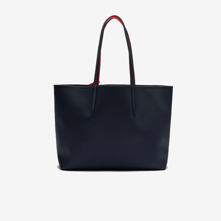 mulheres Lacoste fuzileiro naval 166 vermelho 240 b50 bolsa tote bicolor reversível anna 08D02828