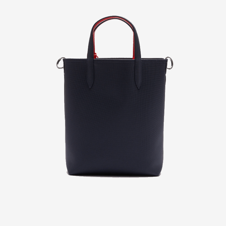 mulheres Lacoste fuzileiro naval 166 vermelho 240 b50 bolsa tote reversível de lona revestida anna 08D02818