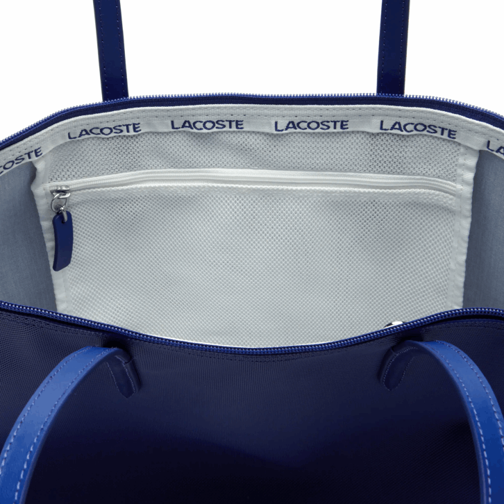 mulheres Lacoste navegar na web a25 l.12.12 conceito bolsa tote com zíper 08D02821