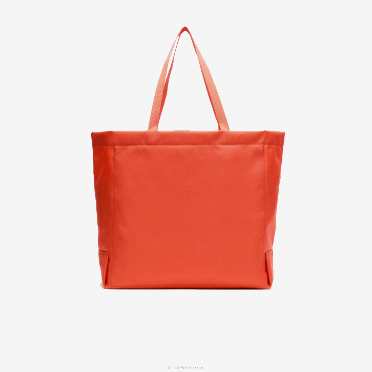 mulheres Lacoste pastel l35 bolsa tote oversized com marca contrastante 08D01948