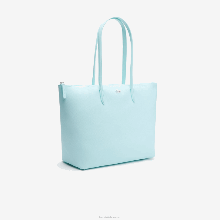 mulheres Lacoste pastilha l33 l.12.12 conceito bolsa tote com zíper 08D02765