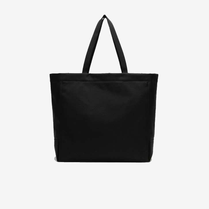mulheres Lacoste patch noir l51 bolsa tote oversized com marca contrastante 08D01947