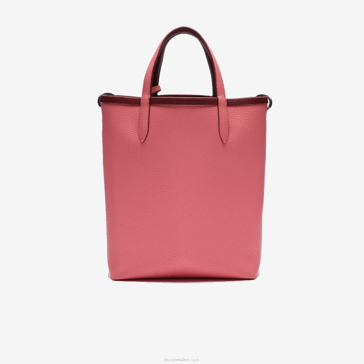 mulheres Lacoste perileno amarílis g45 bolsa tote reversível de lona revestida anna 08D02781