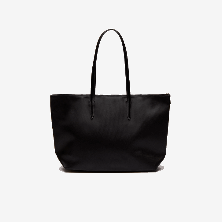 mulheres Lacoste preto 000 l.12.12 conceito bolsa tote com zíper 08D02766