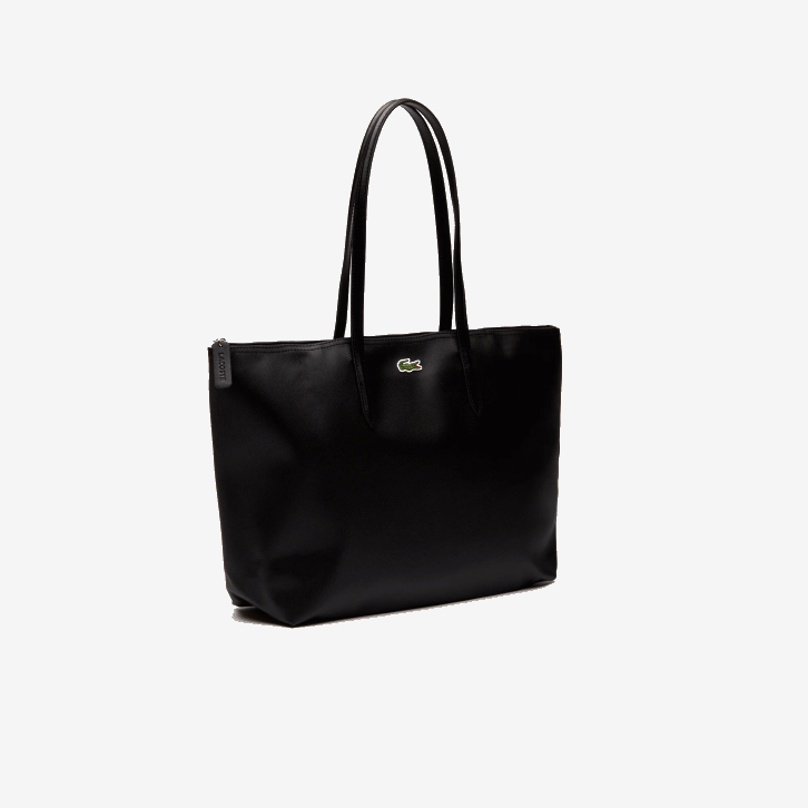 mulheres Lacoste preto 000 l.12.12 conceito bolsa tote com zíper 08D02766