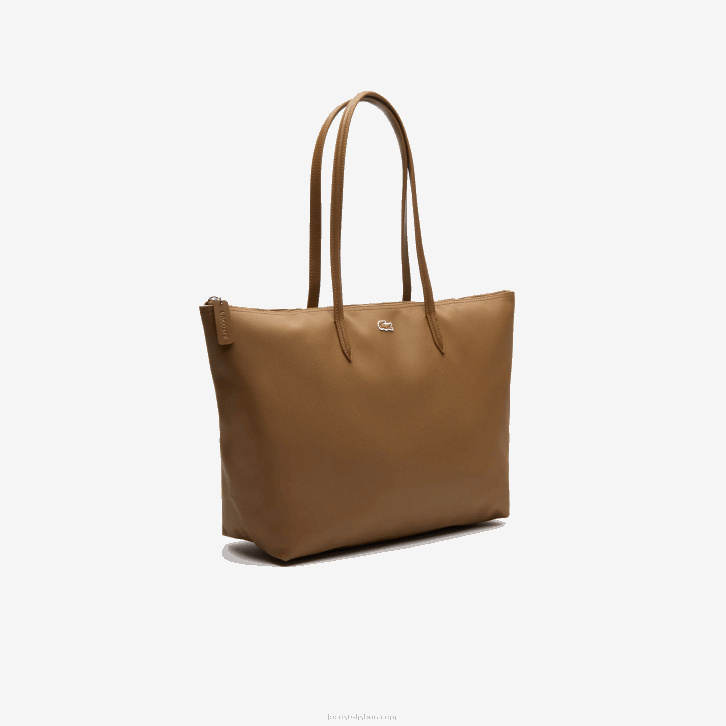 mulheres Lacoste renne d05 l.12.12 conceito bolsa tote com zíper 08D02884