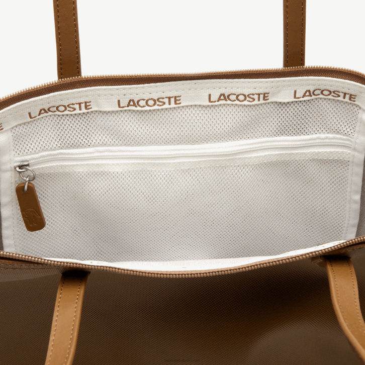 mulheres Lacoste renne d05 l.12.12 conceito bolsa tote com zíper 08D02884