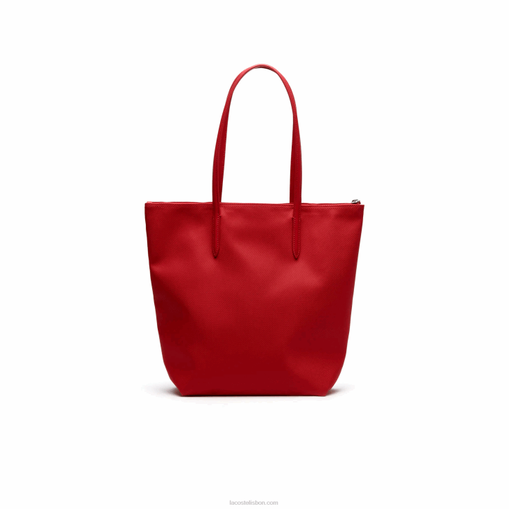 mulheres Lacoste rosa virtual 185 l.12.12 conceito de bolsa vertical com zíper 08D02836