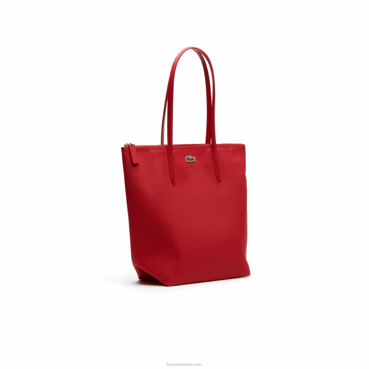 mulheres Lacoste rosa virtual 185 l.12.12 conceito de bolsa vertical com zíper 08D02836