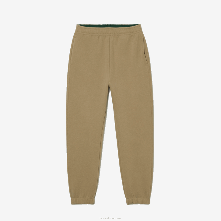 mulheres Lacoste bege cb8 joggers de algodão misturado 08D02412