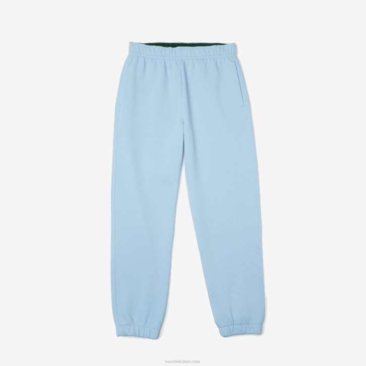 mulheres Lacoste hbp azul joggers de algodão misturado 08D02414