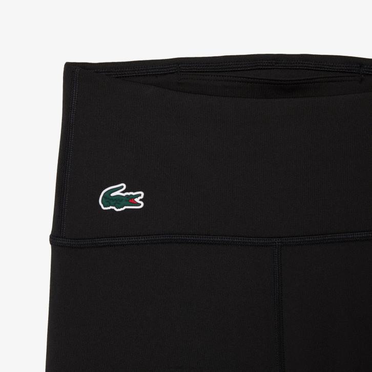 mulheres Lacoste preto 031 leggings esportivas de poliéster reciclado 08D02399
