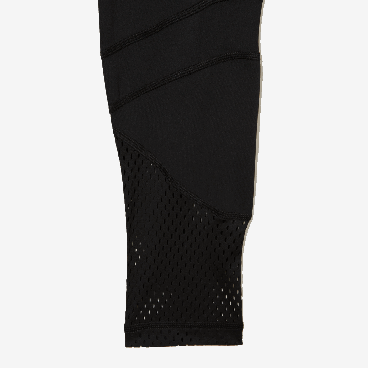 mulheres Lacoste preto 8vm leggings com listras de logotipo esportivo 08D02402