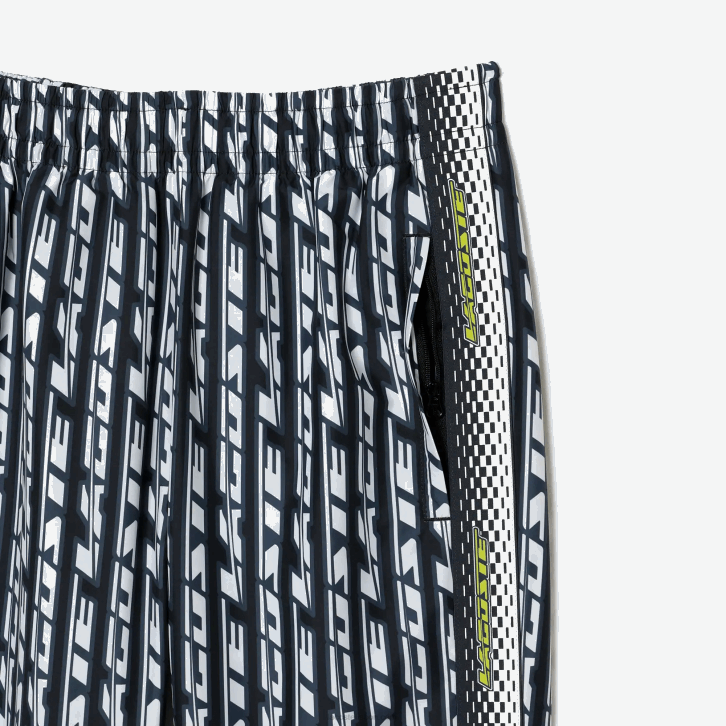 mulheres Lacoste preto azul branco zi8 calça de trilha com estampa de logo 08D02395