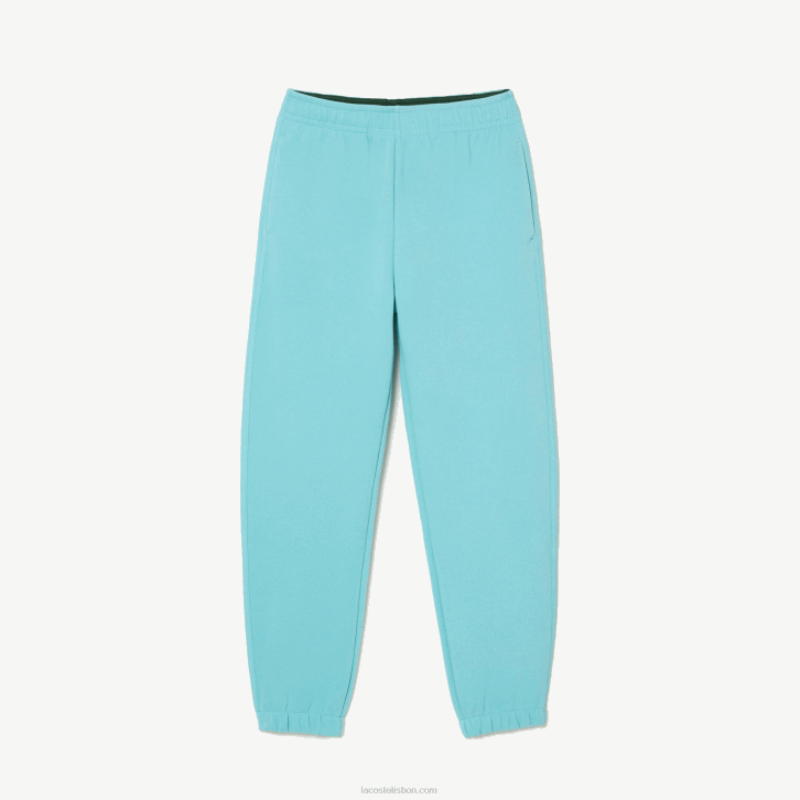 mulheres Lacoste turquesa bvg joggers de algodão misturado 08D02415