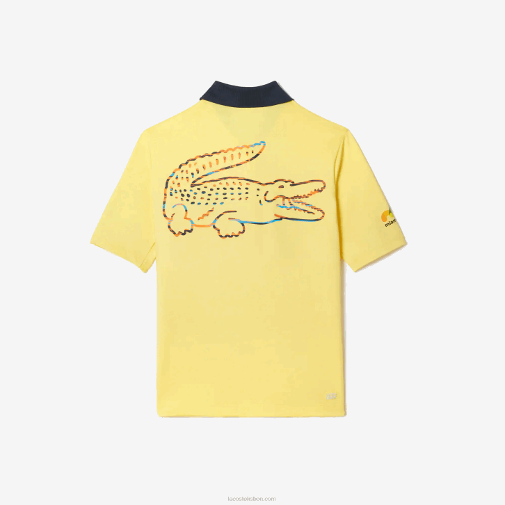 mulheres Lacoste amarelo 107 pólo esporte miami edição aberta 08D02373