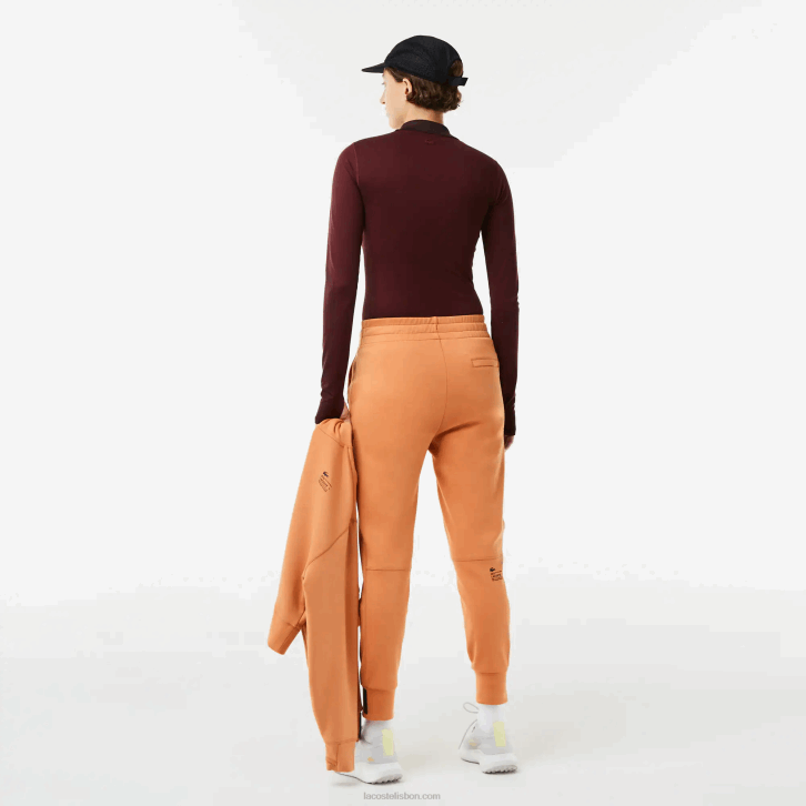 mulheres Lacoste bordeaux zs1 body gola com zíper 08D02496