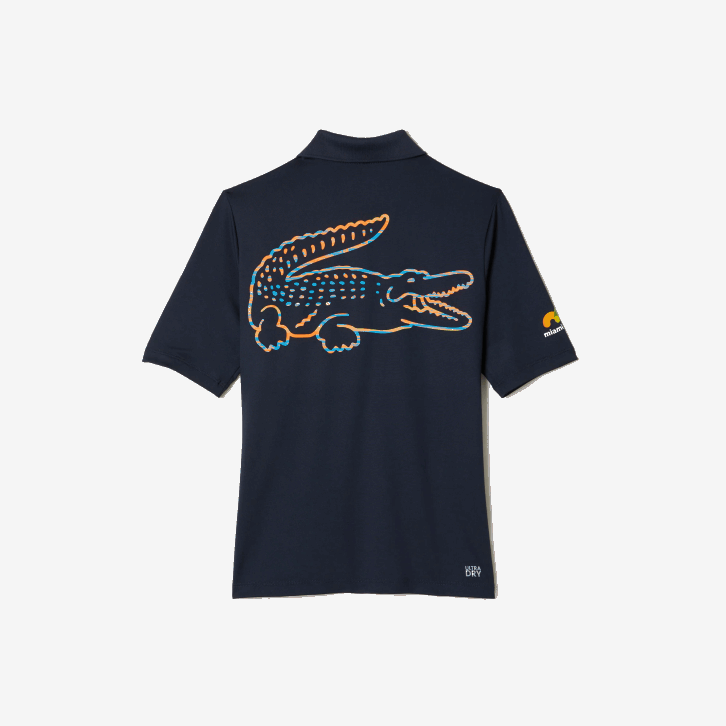 mulheres Lacoste kxe azul pólo esporte miami edição aberta 08D02374