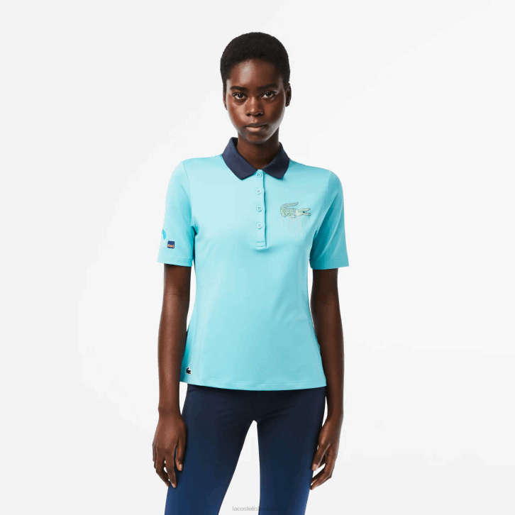 mulheres Lacoste menta bvg pólo esporte miami edição aberta 08D02372