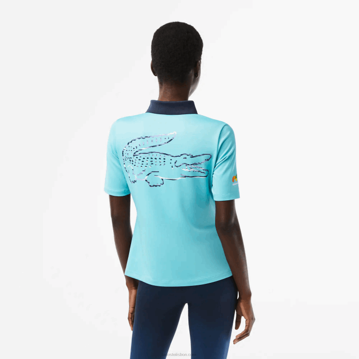 mulheres Lacoste menta bvg pólo esporte miami edição aberta 08D02372