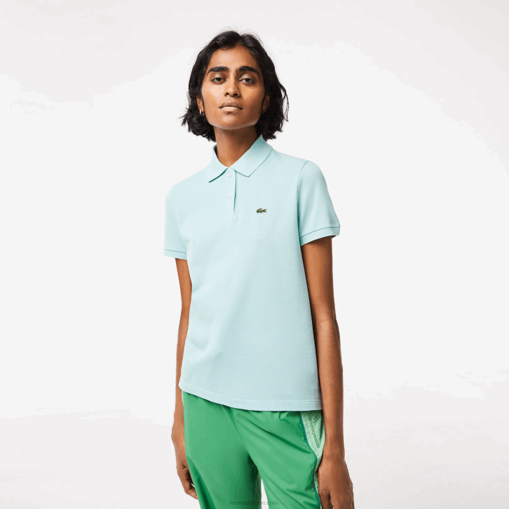 mulheres Lacoste perfeito lgf polo petit piquet de algodão macio de ajuste regular 08D02362