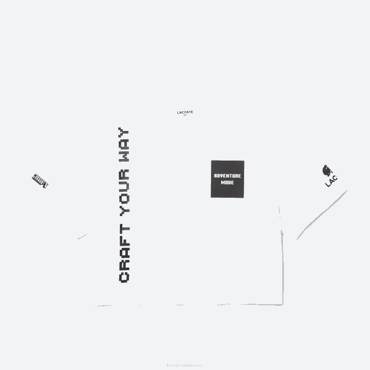 mulheres Lacoste branco 001 camiseta curta de algodão orgânico live x minecraft 08D02605