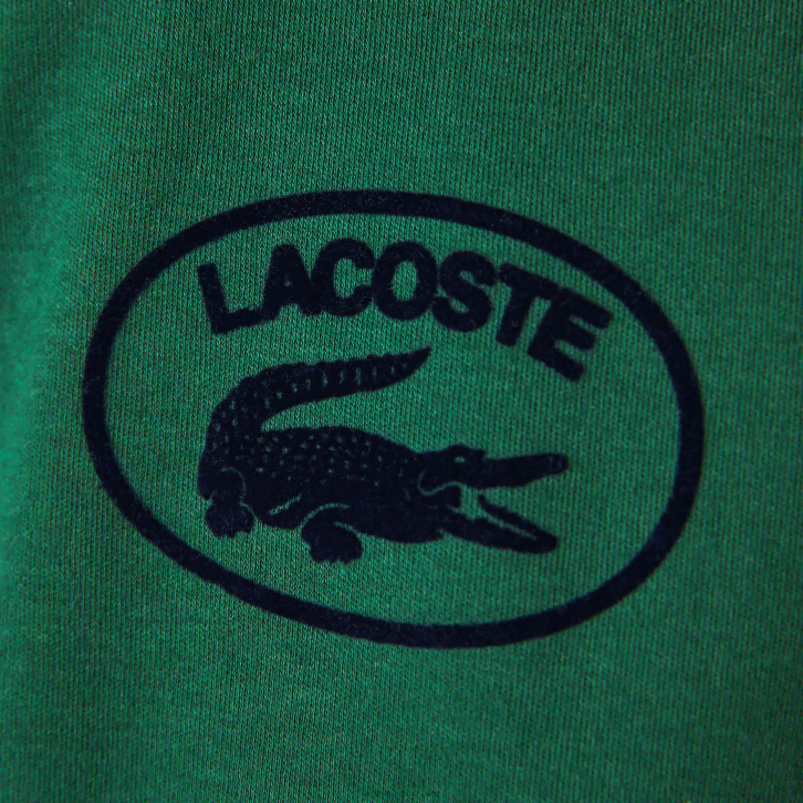 mulheres Lacoste verde 132 camiseta de algodão orgânico de ajuste solto 08D02608