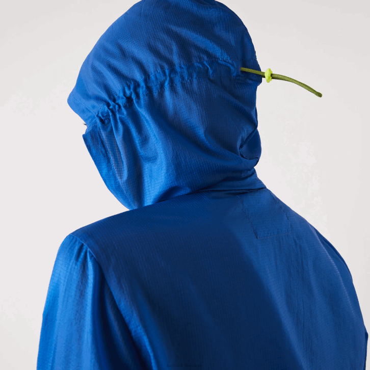 mulheres Lacoste azul k1q jaqueta repelente de água embalável esportiva 08D02618