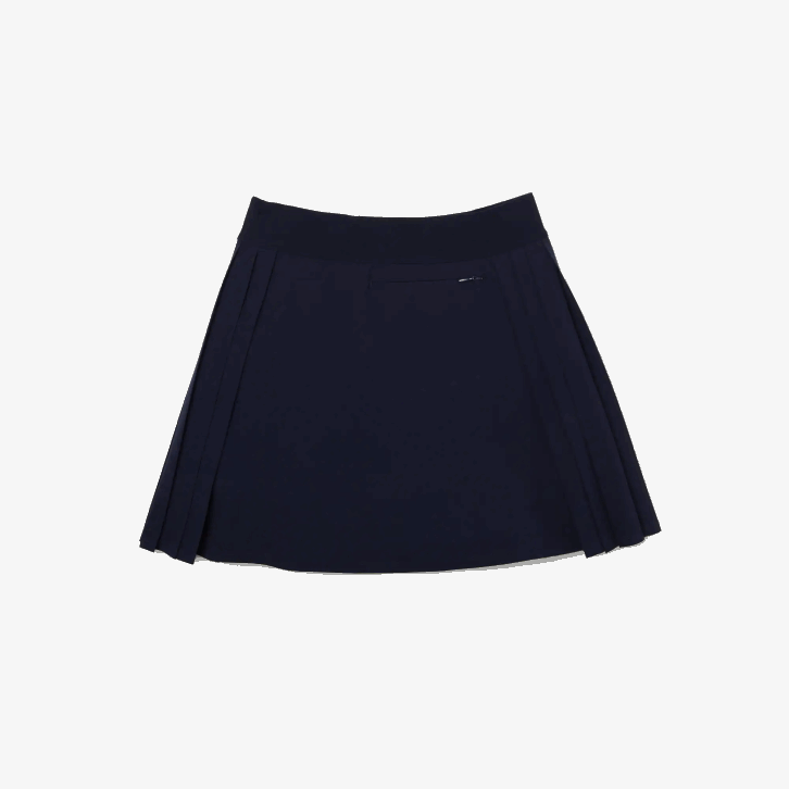 mulheres Lacoste azul marinho 423 saia de golfe curta embutida esportiva 08D02420