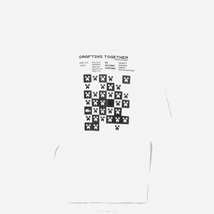 mulheres Lacoste branco 001 vestido com capuz de lã orgânica live x minecraft 08D02521