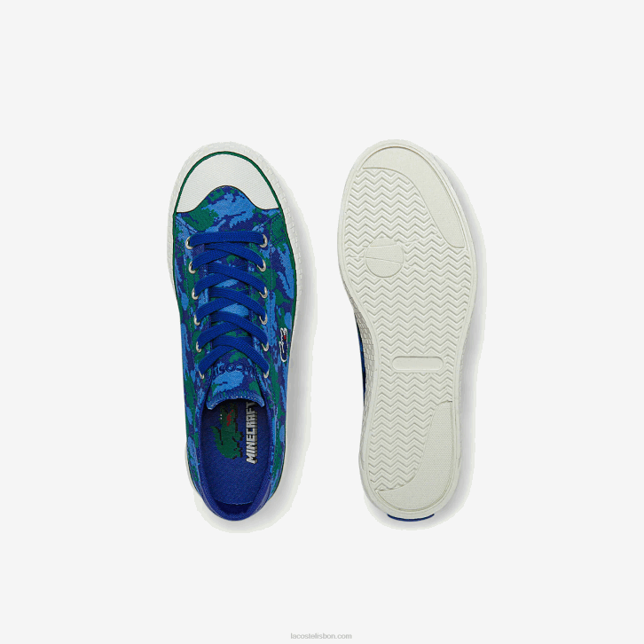 mulheresazul verde bg3 tênis de lona gripshot lacoste x minecraft 08D02734