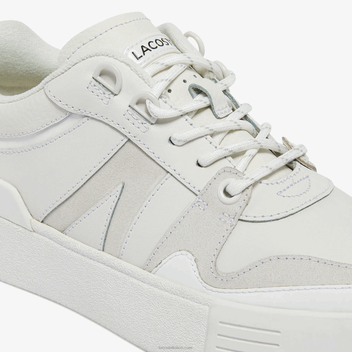 mulheres Lacoste branco 21g l002 tênis de couro 08D02708