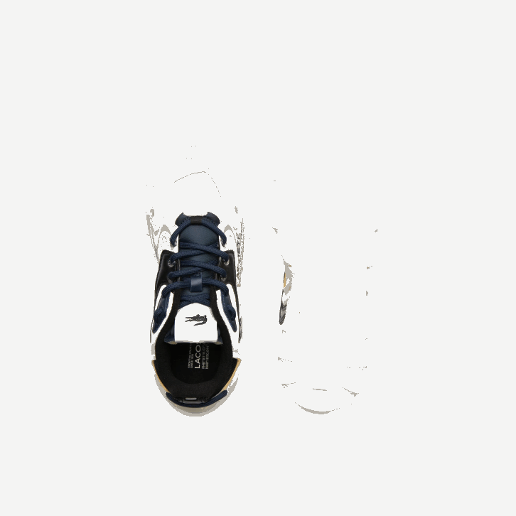 mulheres Lacoste branco preto 2g9 l003 tênis neo têxtil 08D02678