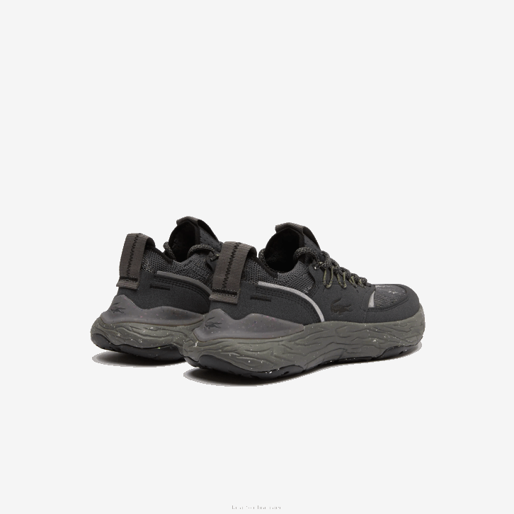 mulheres Lacoste preto 02h re-comfort tênis tonal sintético e têxtil 08D02735