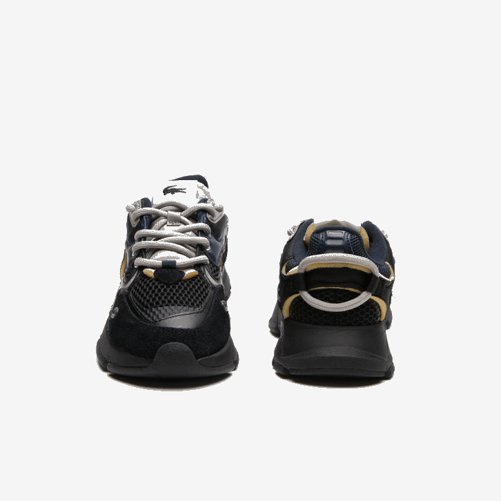 mulheres Lacoste preto marinho 075 l003 tênis neo têxtil 08D02676