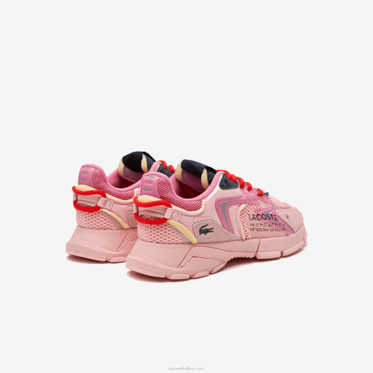 mulheres Lacoste rosa 13c l003 tênis neo têxtil 08D02677