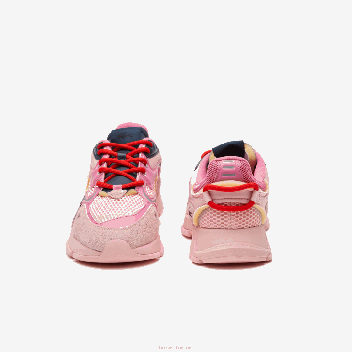 mulheres Lacoste rosa 13c l003 tênis neo têxtil 08D02677